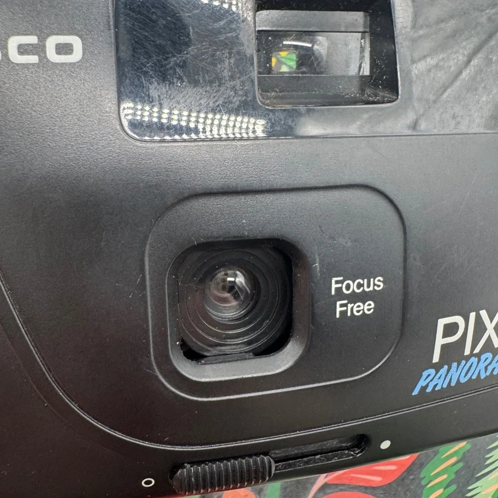 Ansco Pix 35 Panorama 35mm Film Camera Focus Free Black Point and Shoot